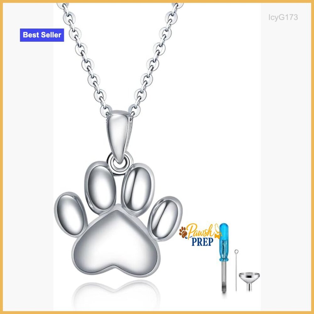 Sterling Silver Teardrop Urn Pendant Necklace Memorial Keepsake for Ashes